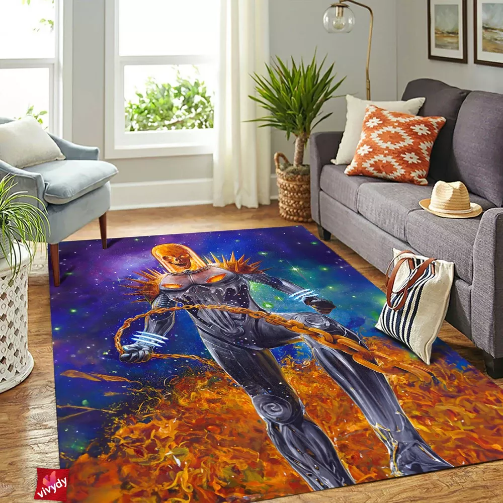 Cosmic Ghost Rider Rectangle Rug