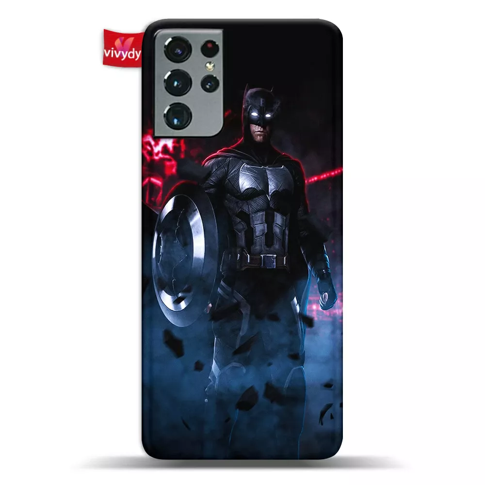 Captain America x Batman Phone Case Samsung