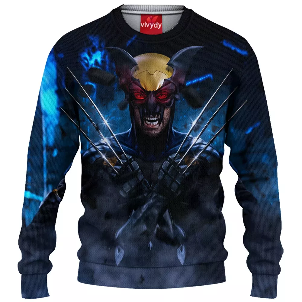 Wolverine x Batman Knitted Sweater