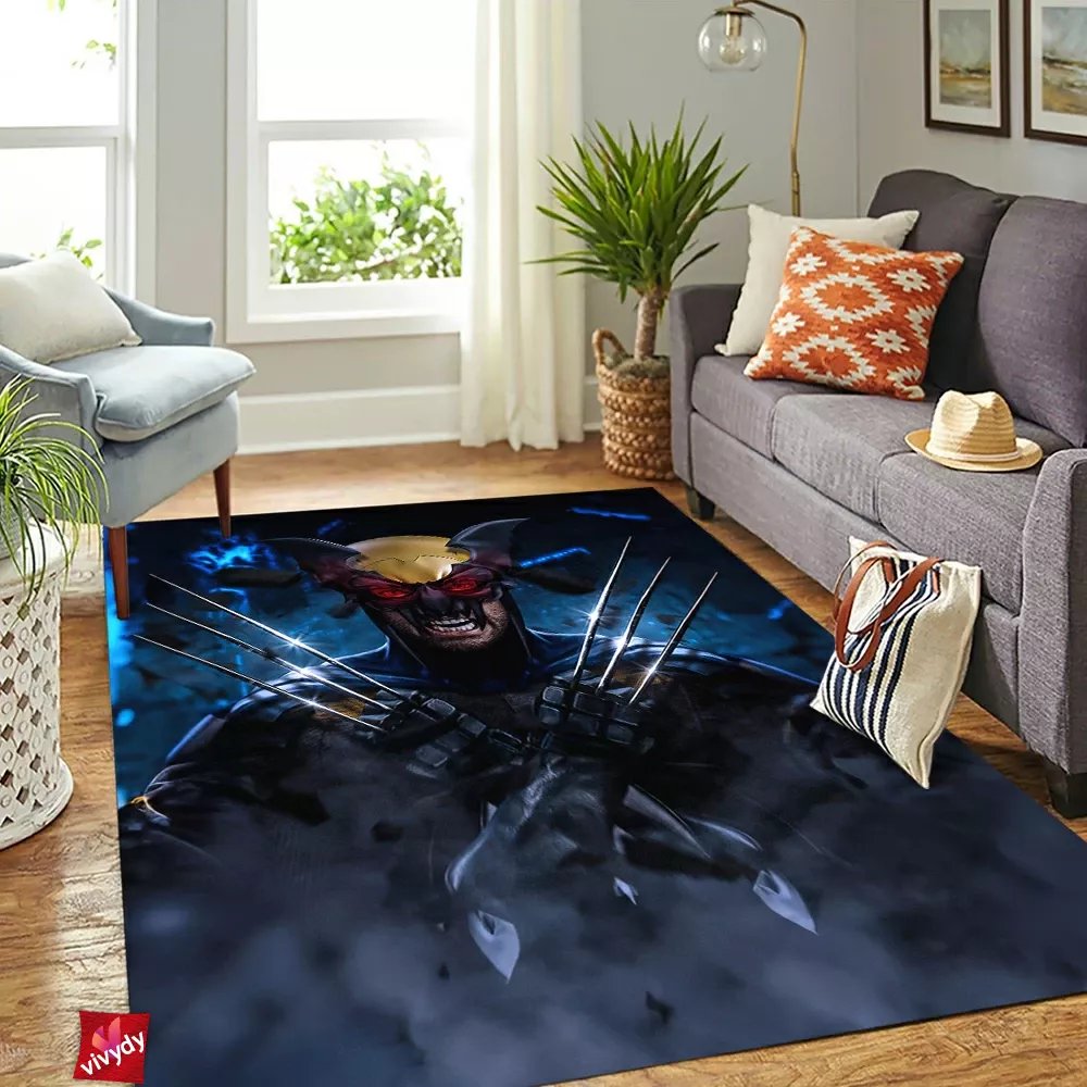 Wolverine x Batman Rectangle Rug