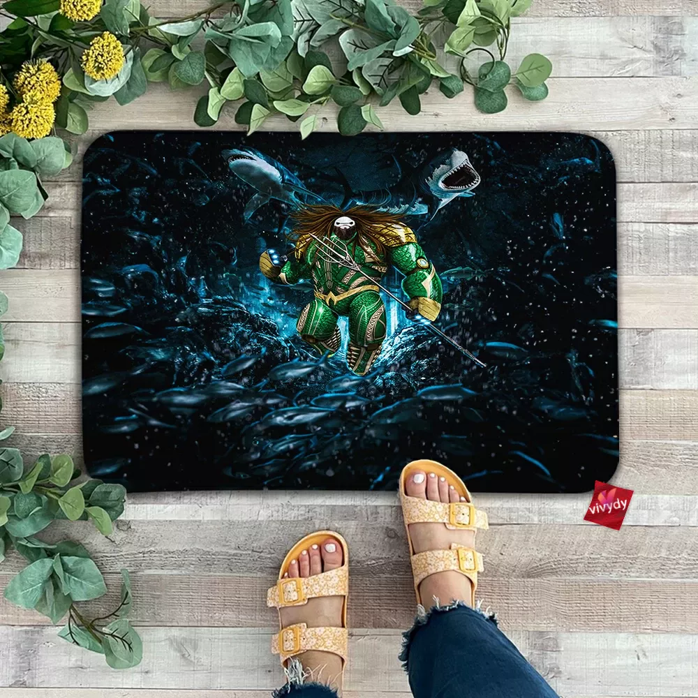 Baymax x Aquaman Doormat