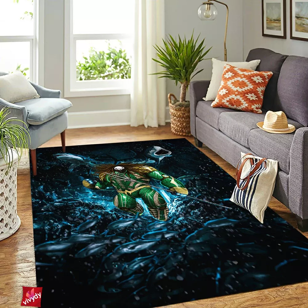 Baymax x Aquaman Rectangle Rug