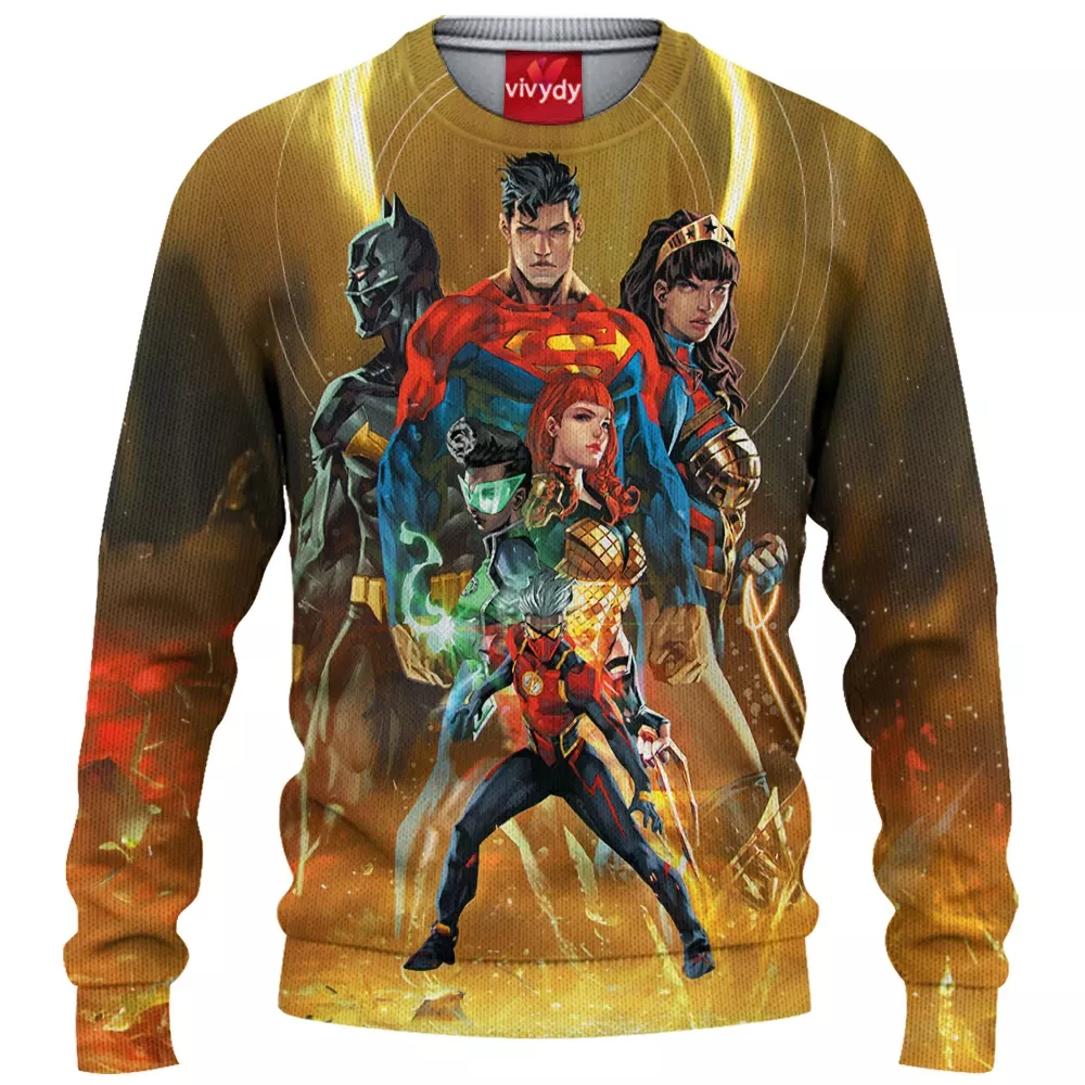 Justice League Knitted Sweater