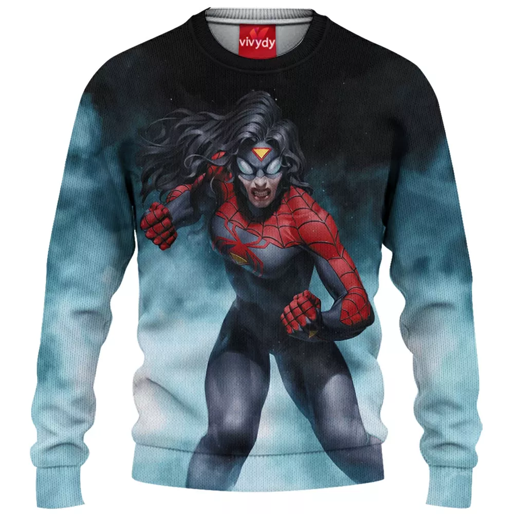 Spider-Woman Knitted Sweater