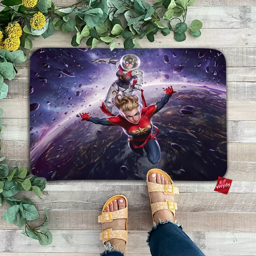 Spider-Woman Captain Comic Doormat