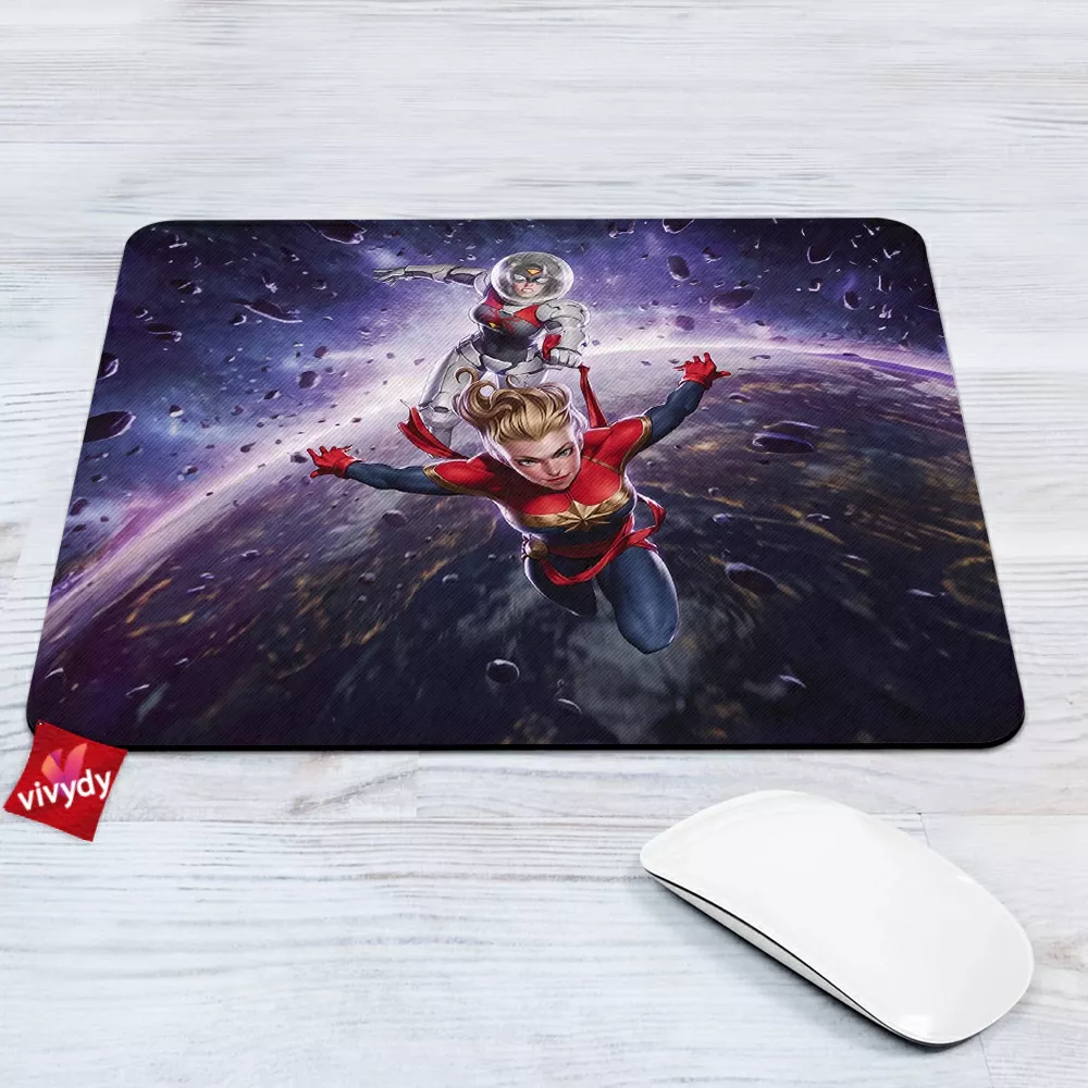 Spider-Woman Captain Comic Mouse Pad