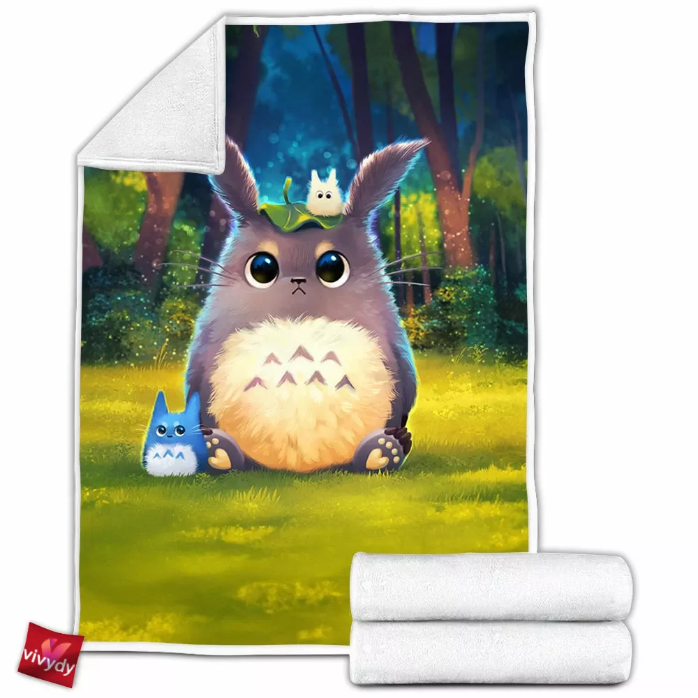 My Neighbor Totoro Fleece Blanket