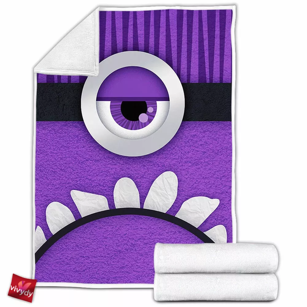 Evil Minion Fleece Blanket