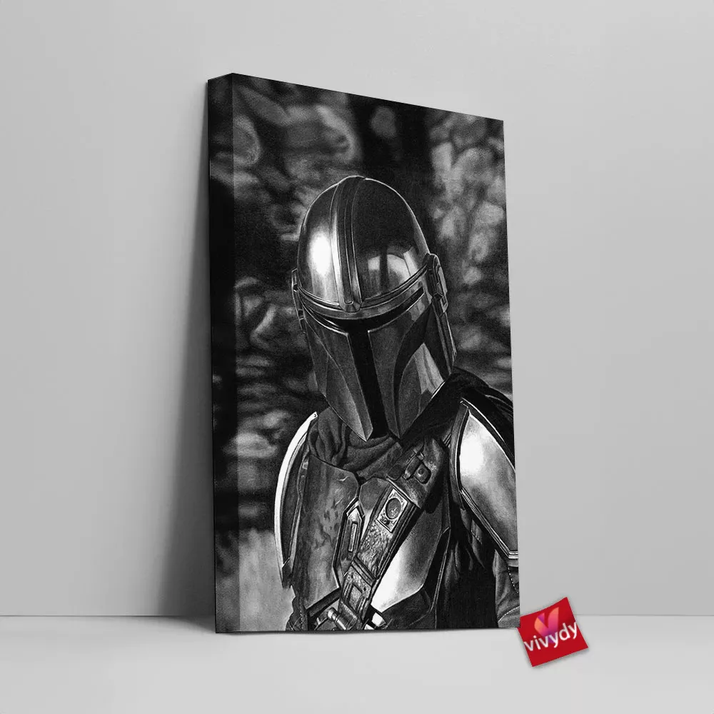 Mandalorian Canvas Wall Art