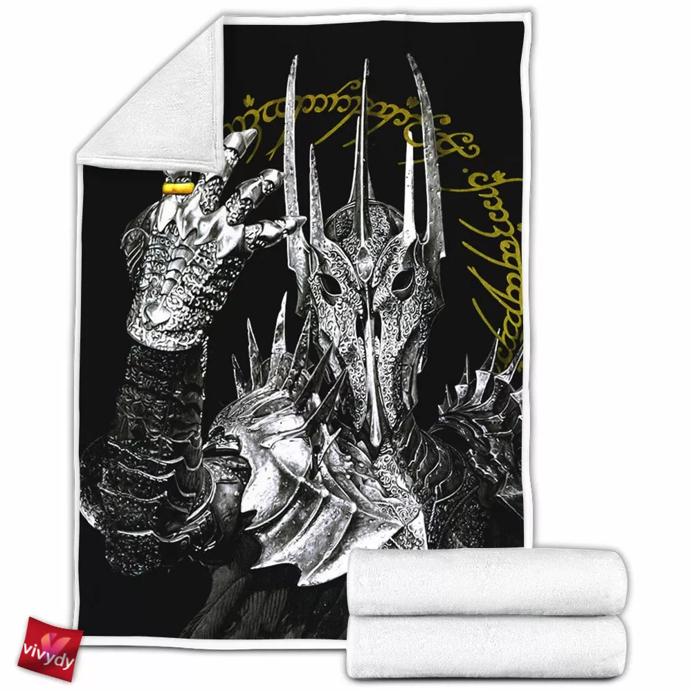 Sauron Fleece Blanket