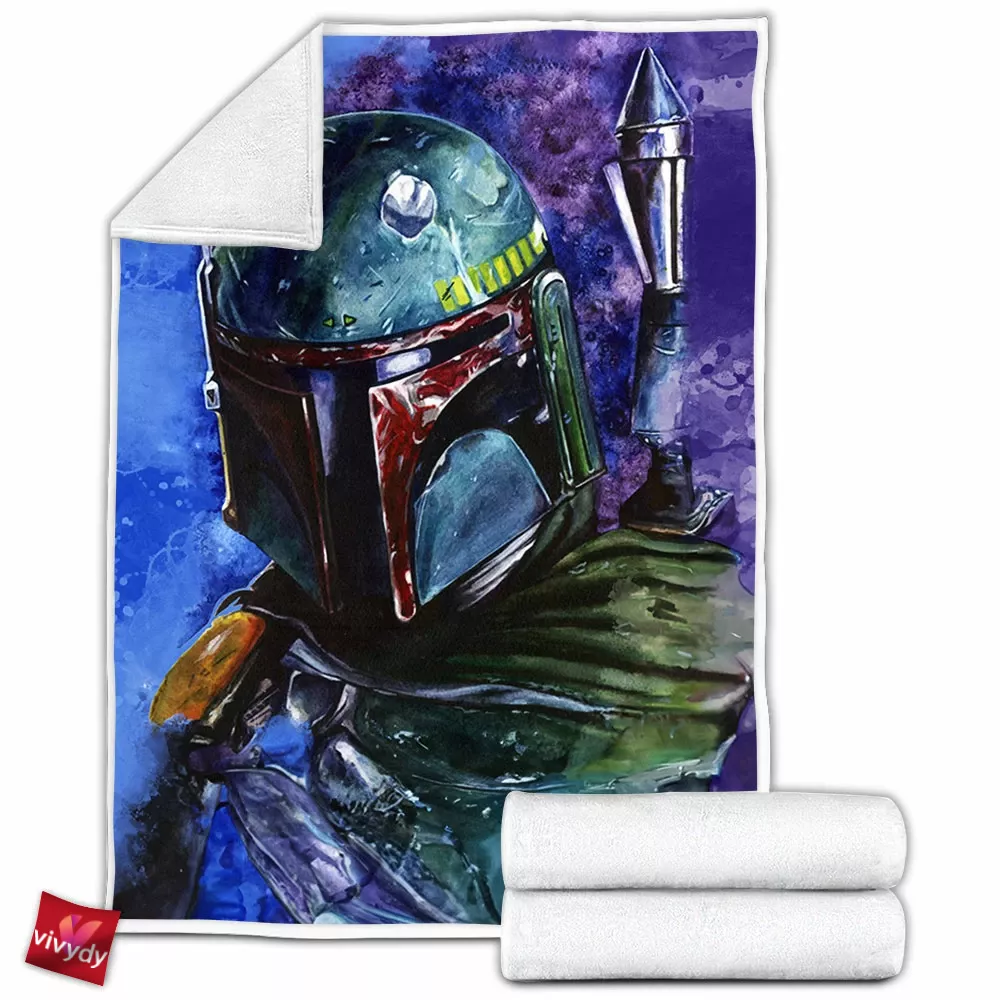 Boba Fett Fleece Blanket