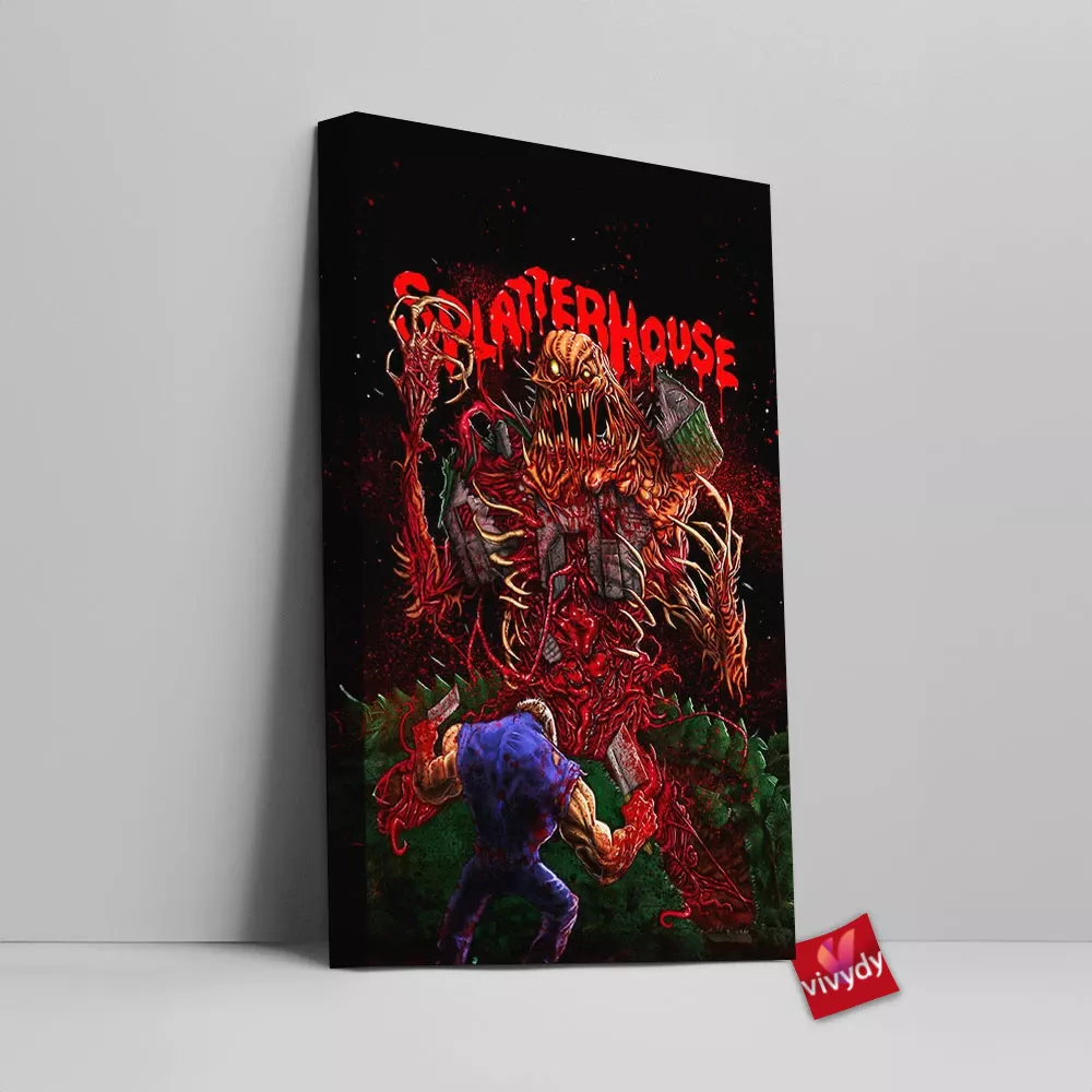 Splatterhouse Canvas Wall Art