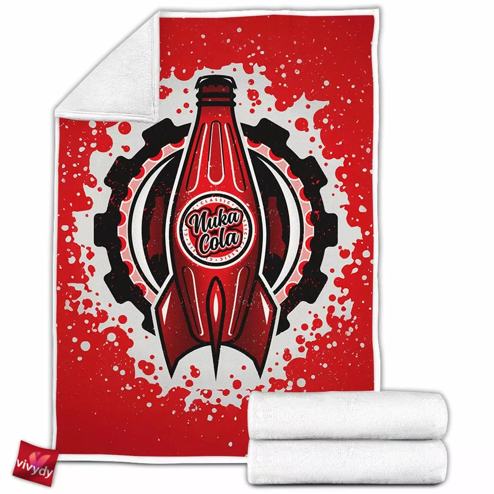 Nuka Cola Classic Fleece Blanket