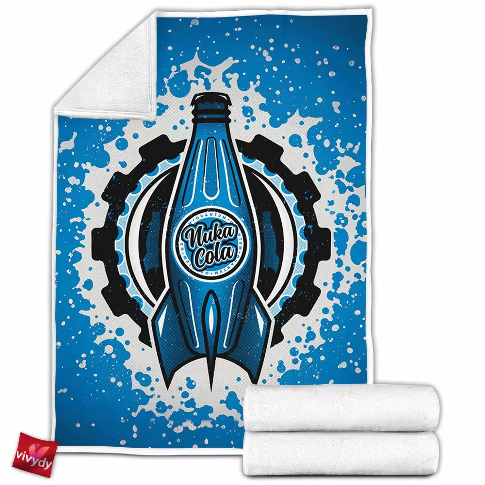 Nuka Cola Quantum Fleece Blanket