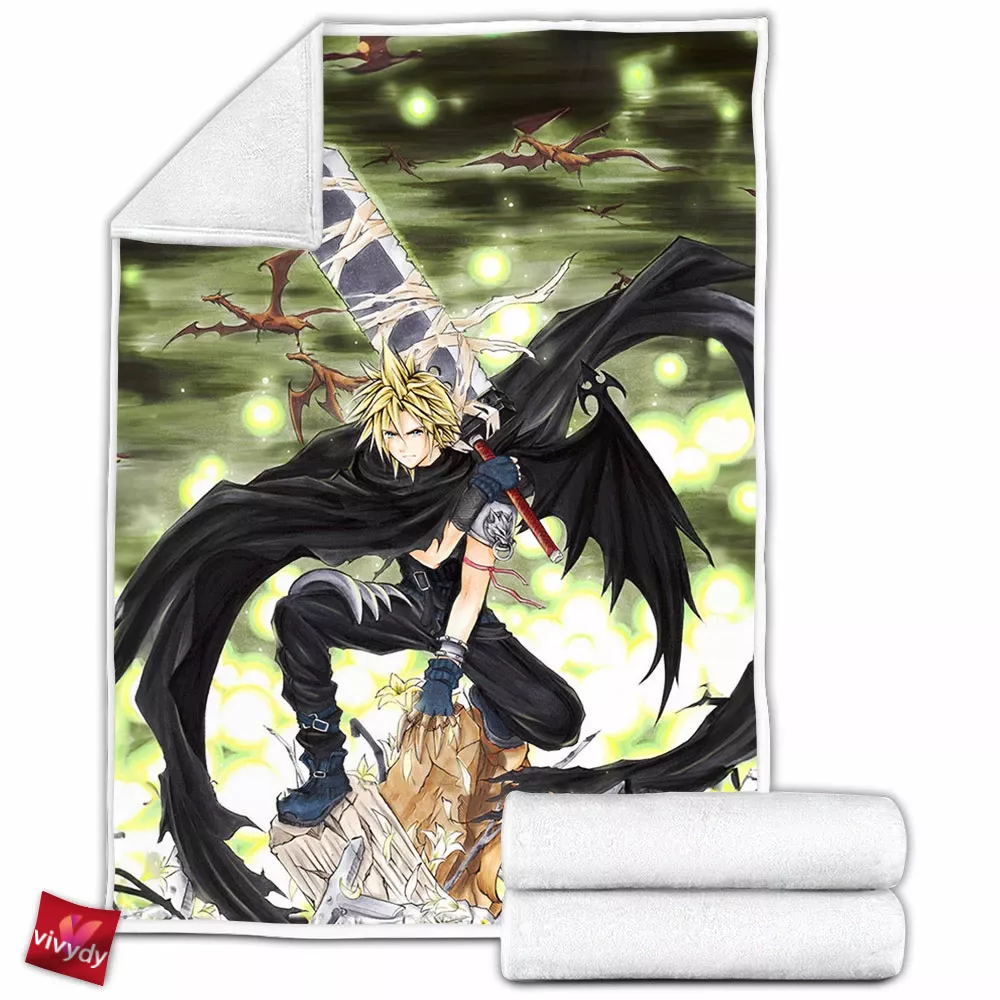 Cloud Strife Fleece Blanket