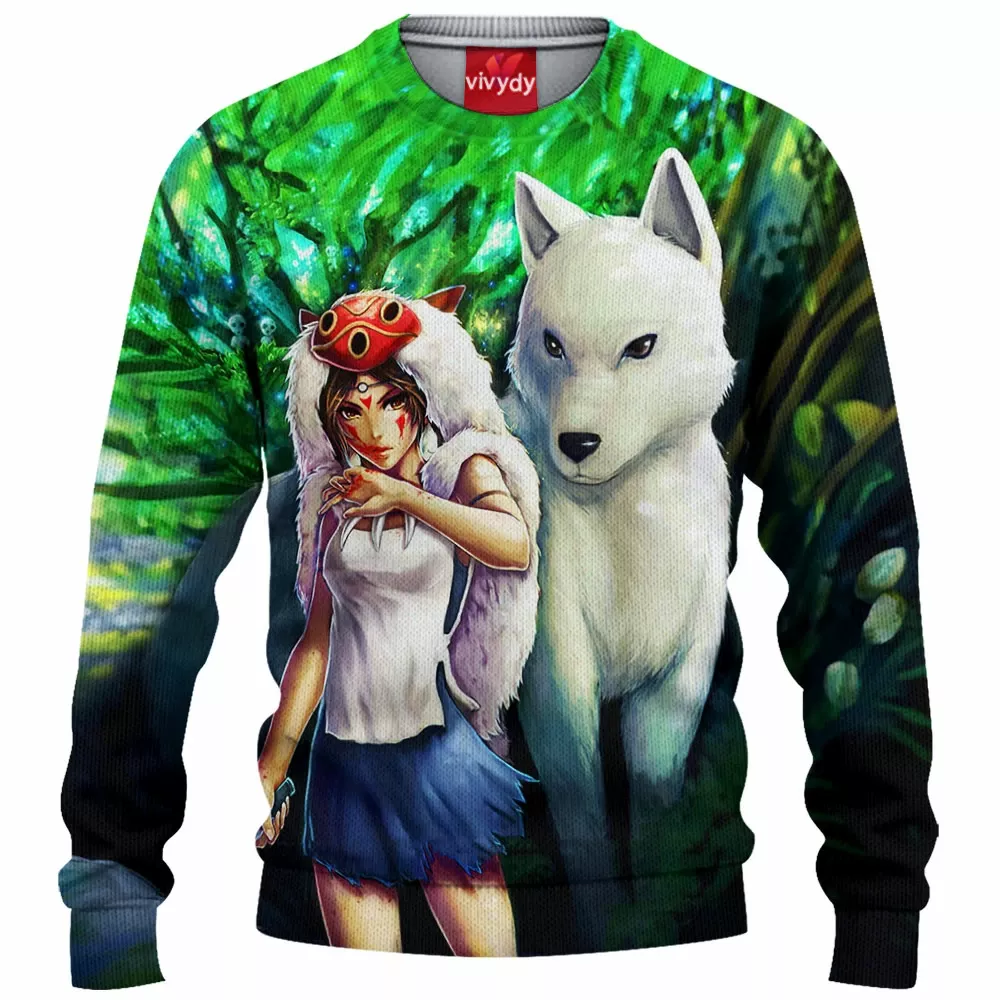 Princess Mononoke Knitted Sweater