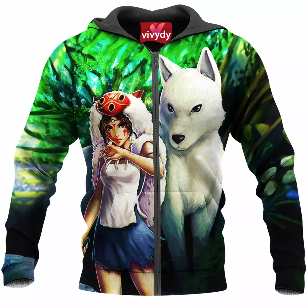 Princess Mononoke Zip Hoodie