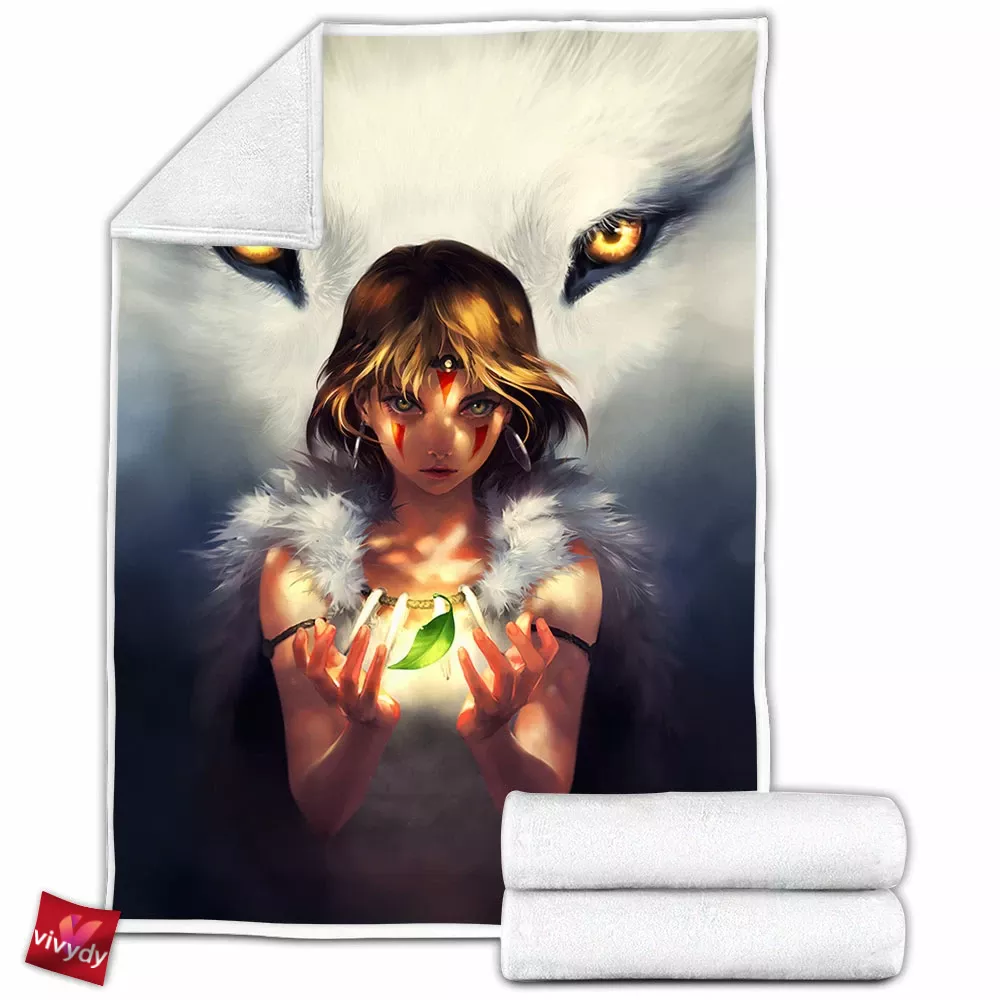 Princess Mononoke Fleece Blanket