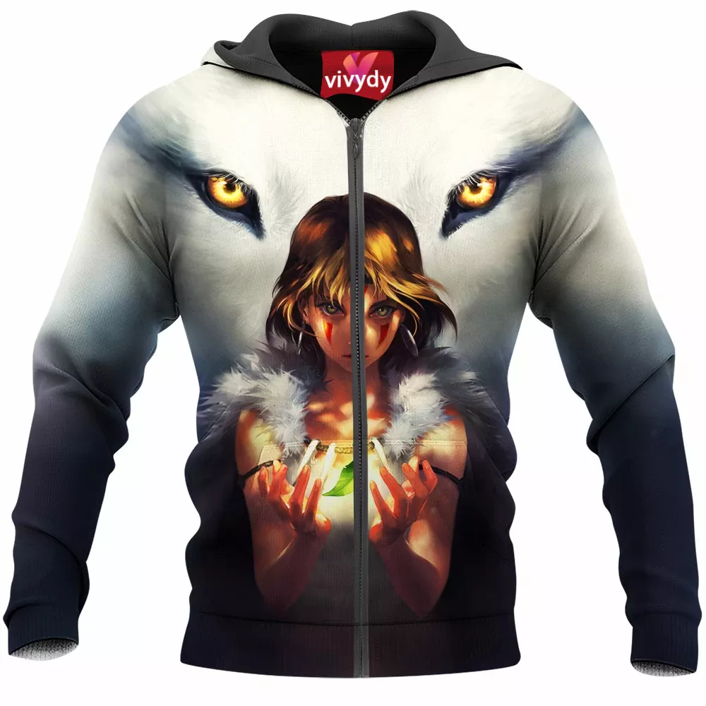 Princess Mononoke Zip Hoodie