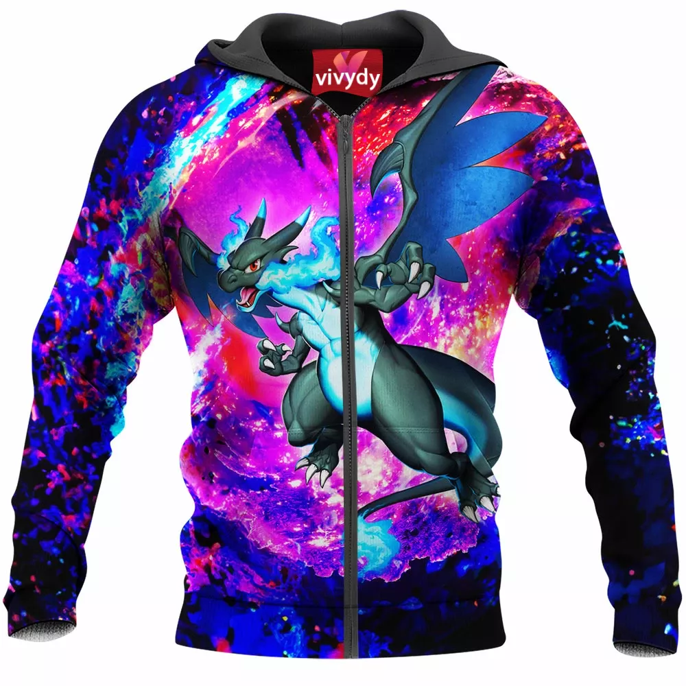 Mega Charizard X Zip Hoodie