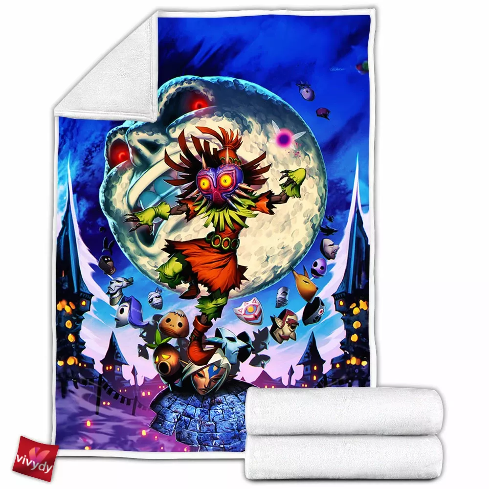 Majora’s Mask Fleece Blanket