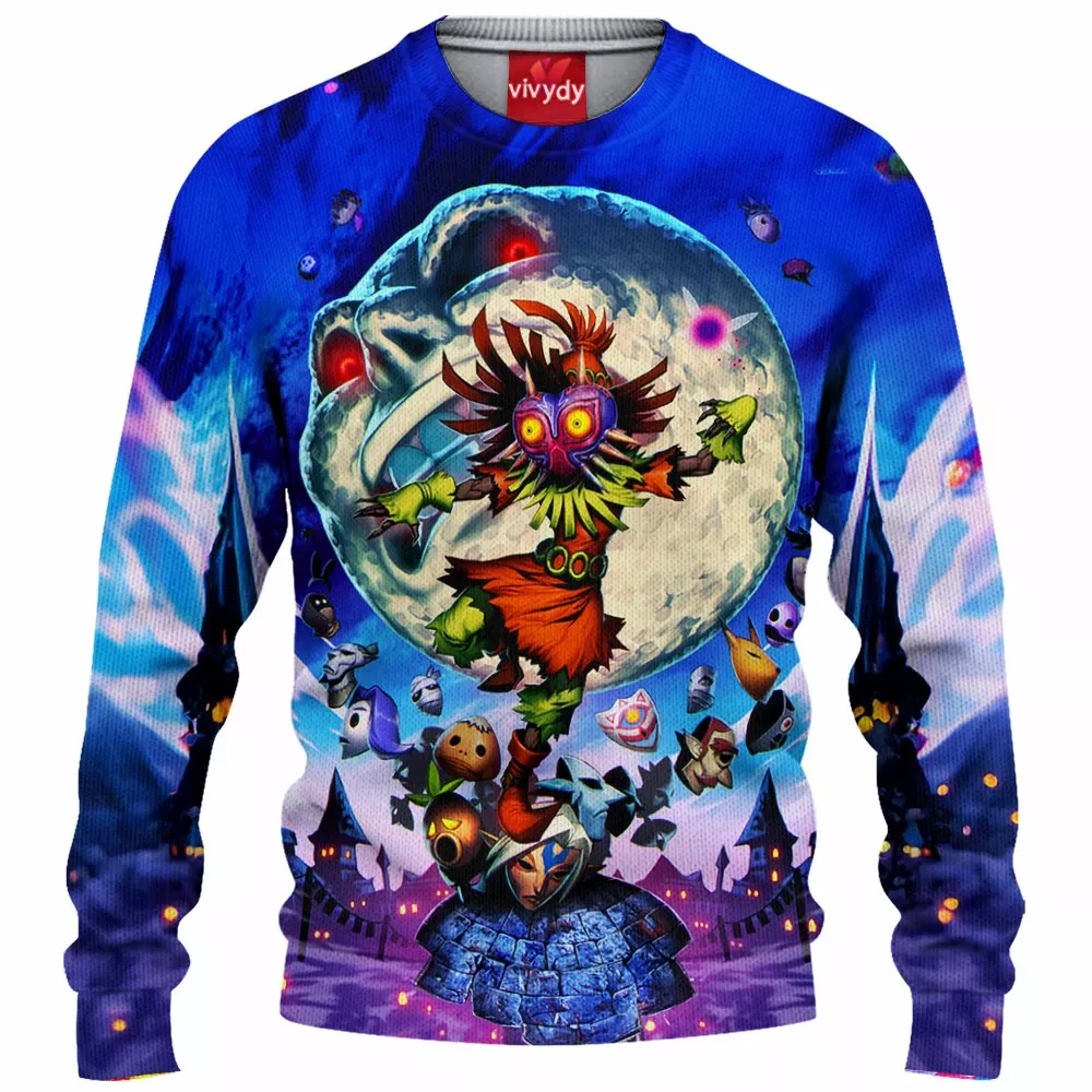 Majora’s Mask Knitted Sweater