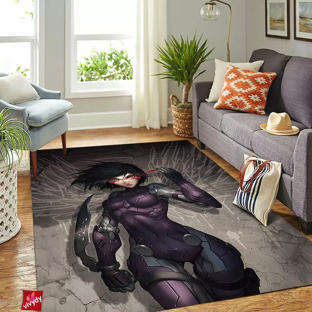 Alita Battle Angel Rectangle Rug