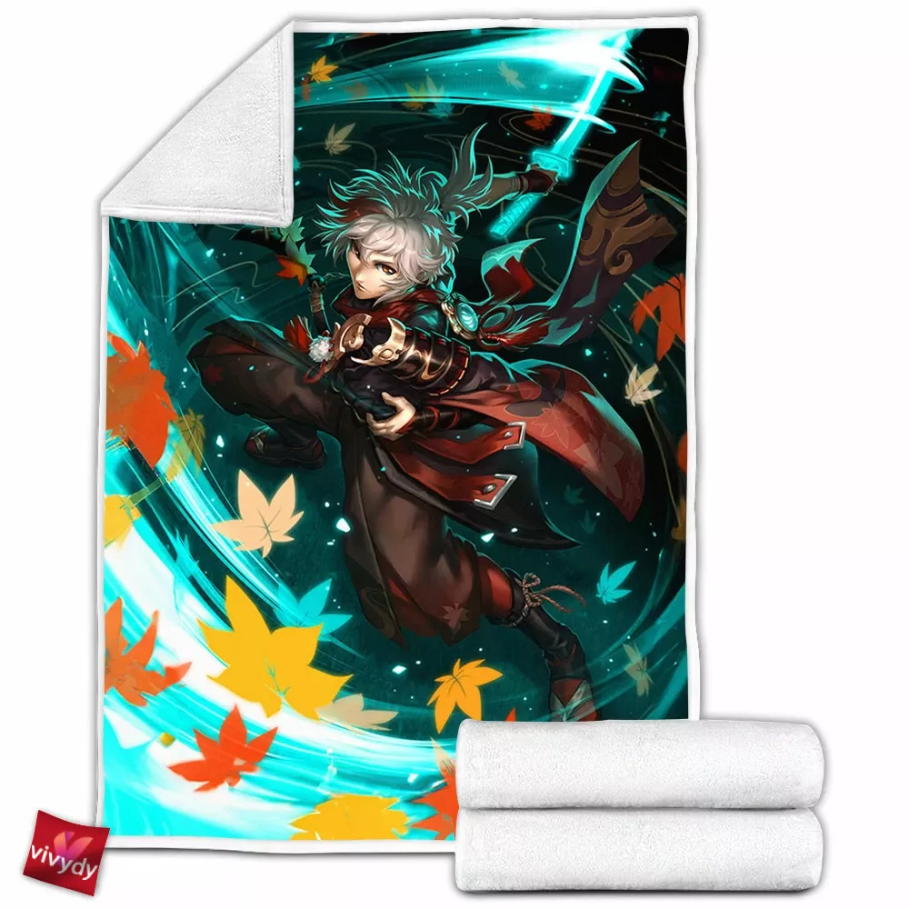 Genshin Impact Fleece Blanket