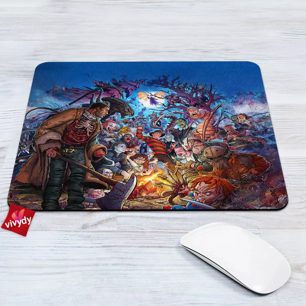 All Horror Characters Mouse Pad