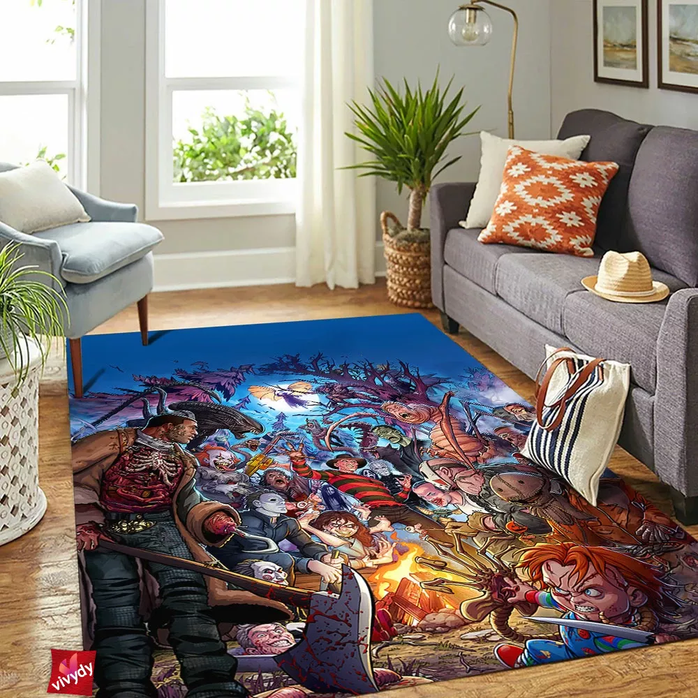 All Horror Characters Rectangle Rug