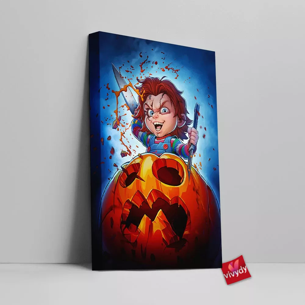 Child’s Play Chucky Canvas Wall Art