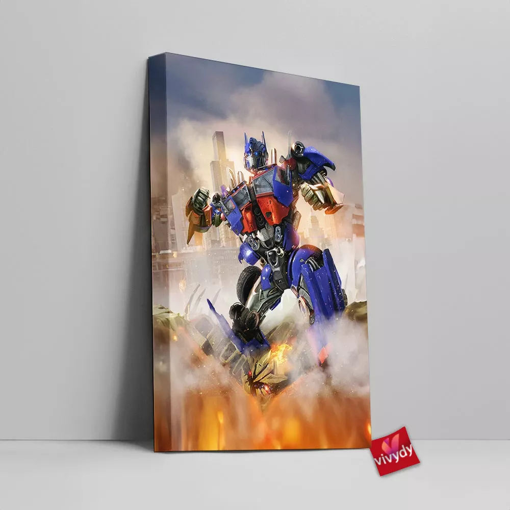 Optimus Prime Canvas Wall Art