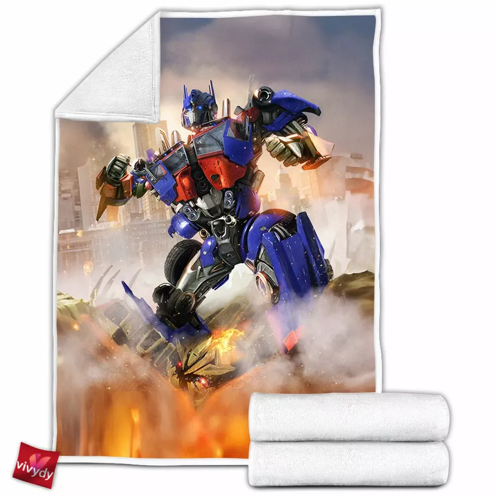 Optimus Prime Fleece Blanket