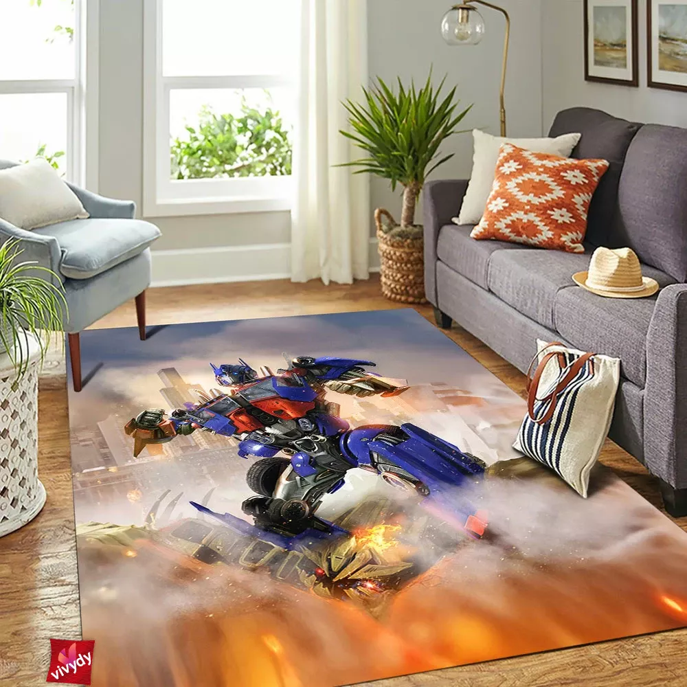 Optimus Prime Rectangle Rug