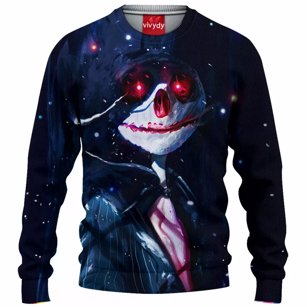 Jack Skellington Knitted Sweater