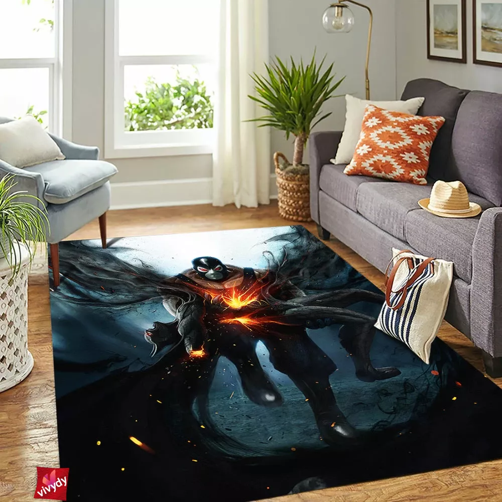 Bane vs Batman Rectangle Rug