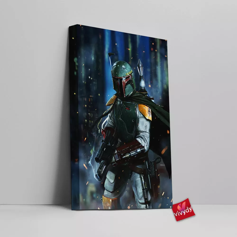 Boba Fett Canvas Wall Art