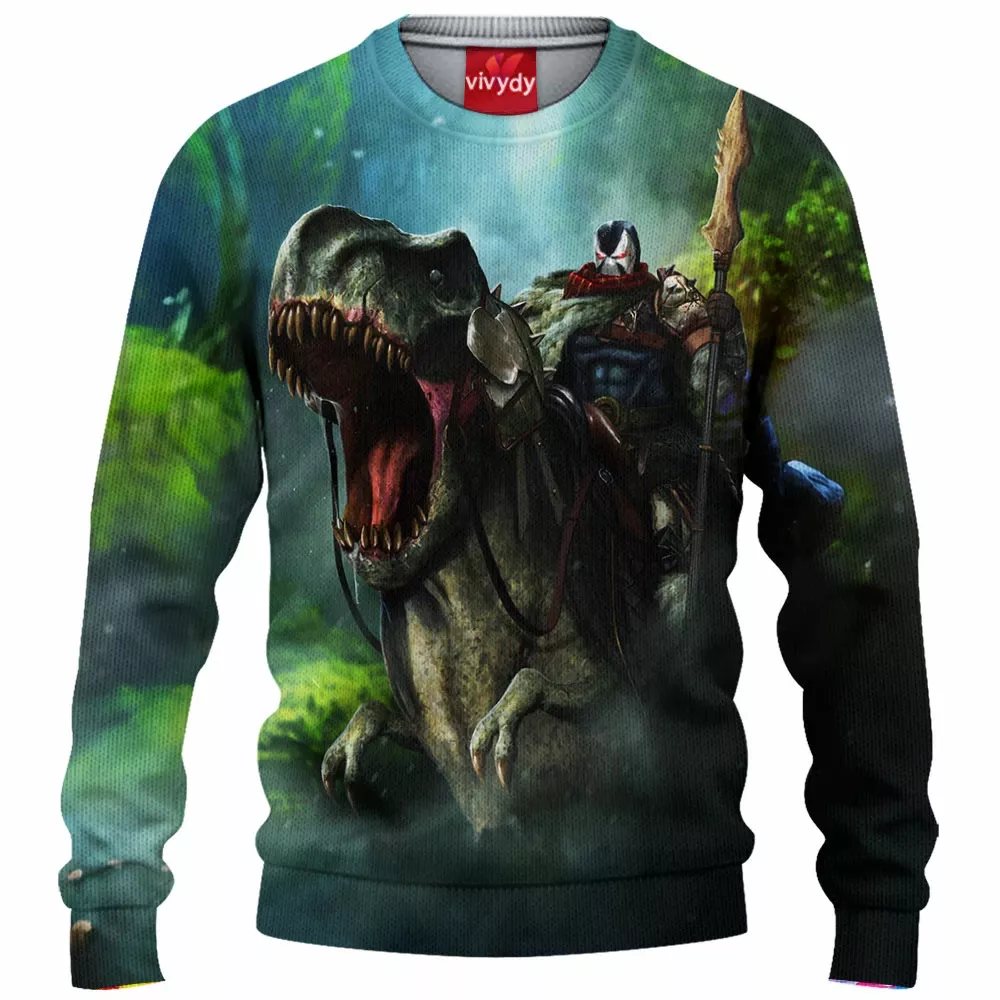 Bane T-rex Knitted Sweater