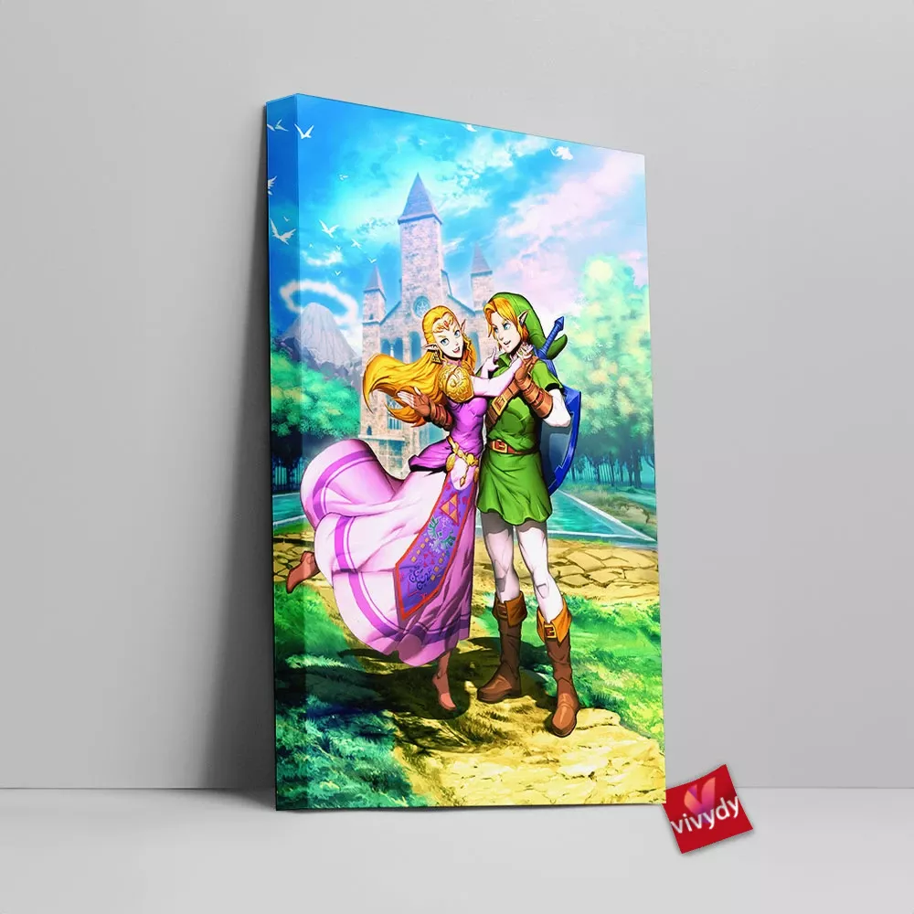 Zelda Ocarina Of Time Canvas Wall Art