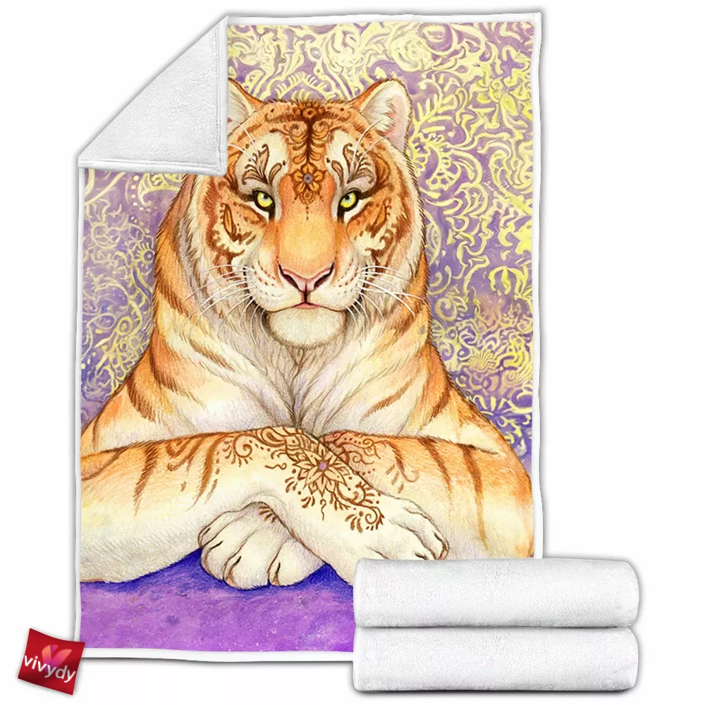 Tiger Fleece Blanket