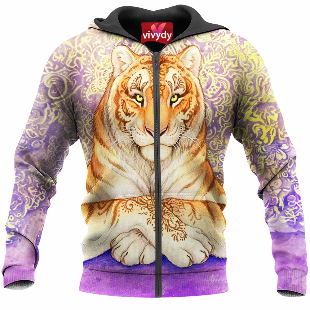 Tiger Zip Hoodie