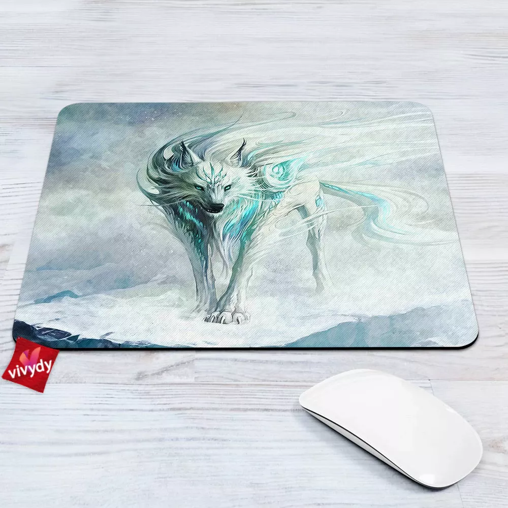 Winter Wolf Mouse Pad