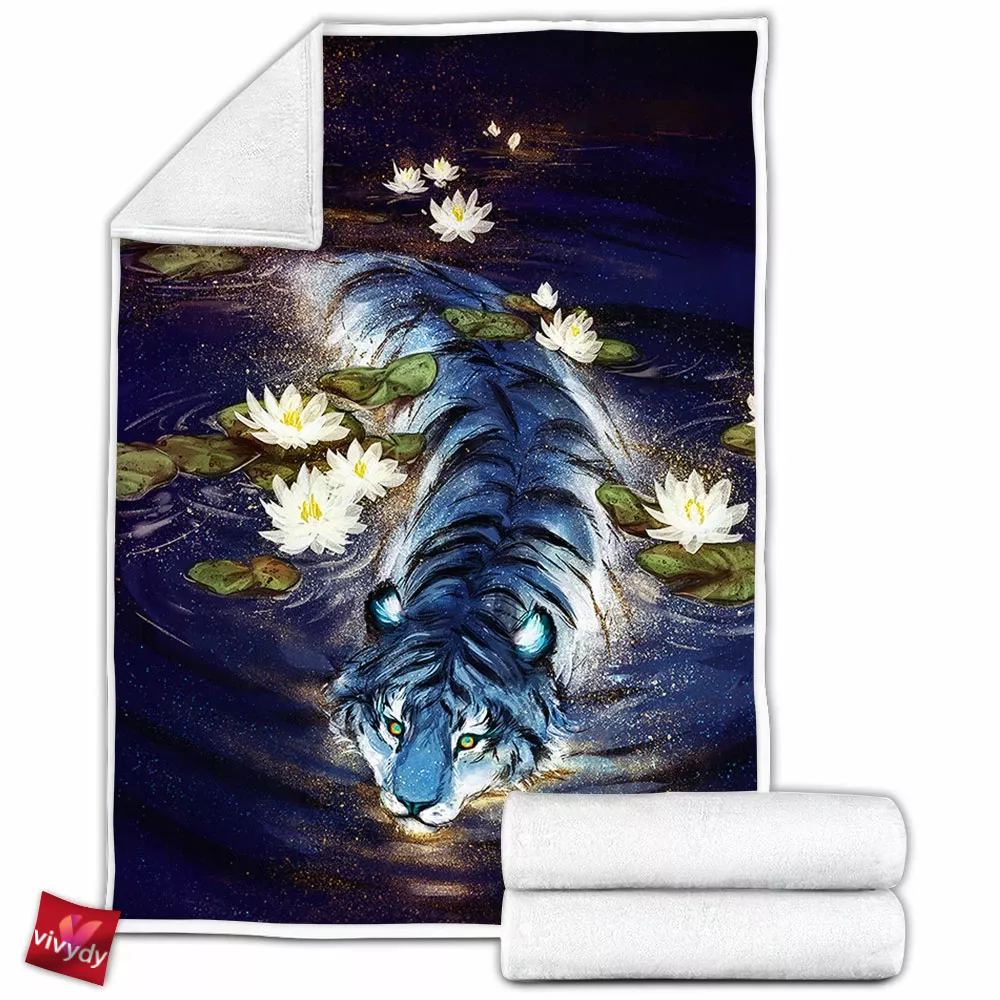 Tiger Fleece Blanket