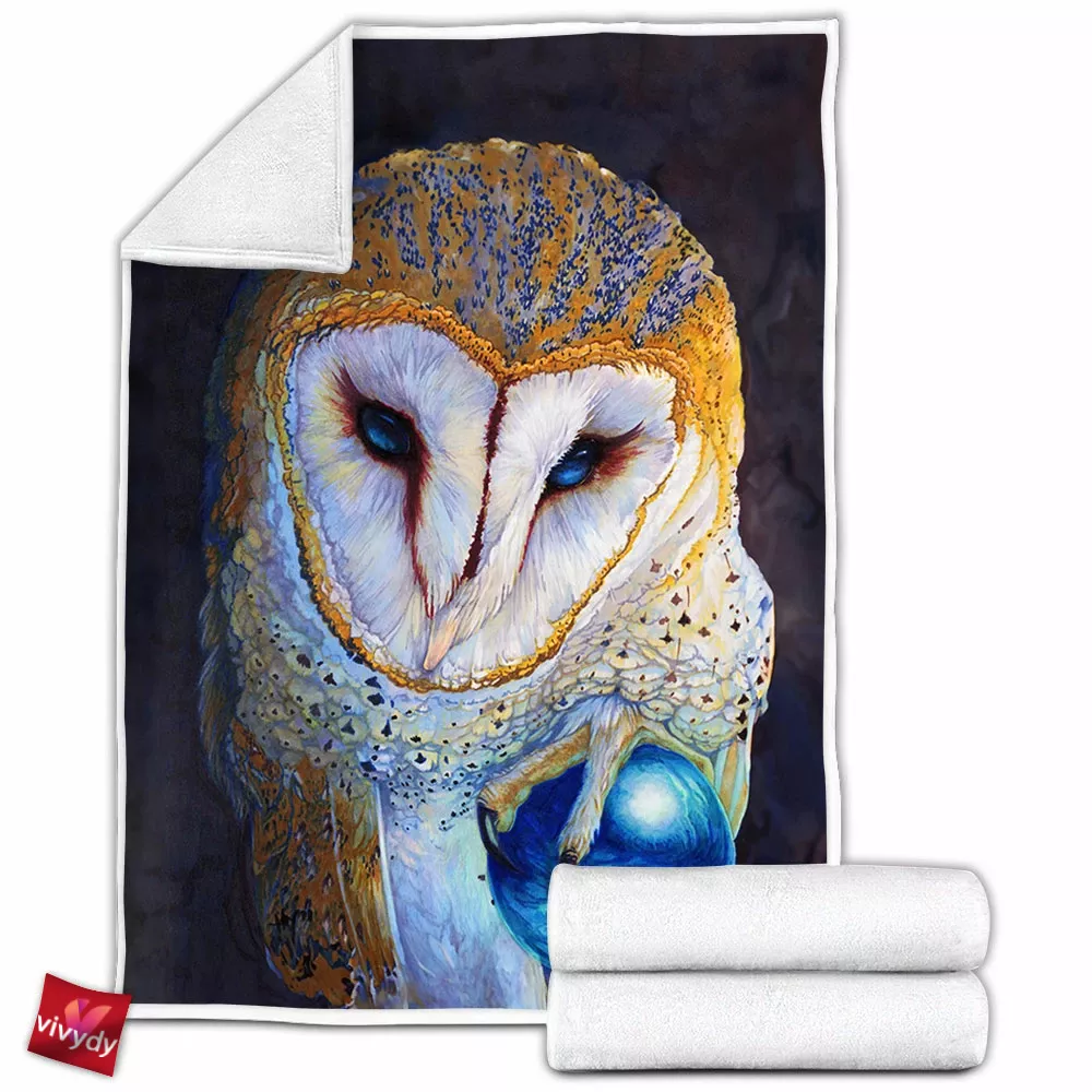 Owl Fleece Blanket