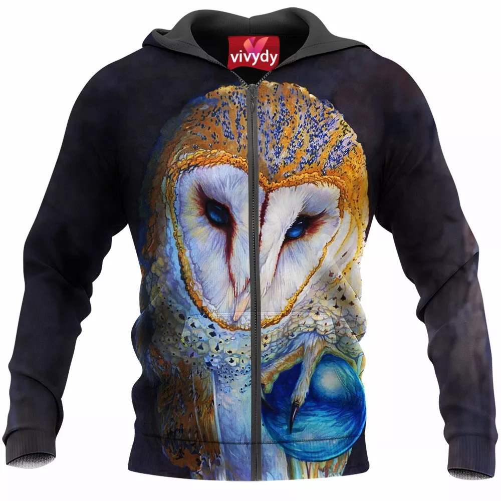 Owl Zip Hoodie