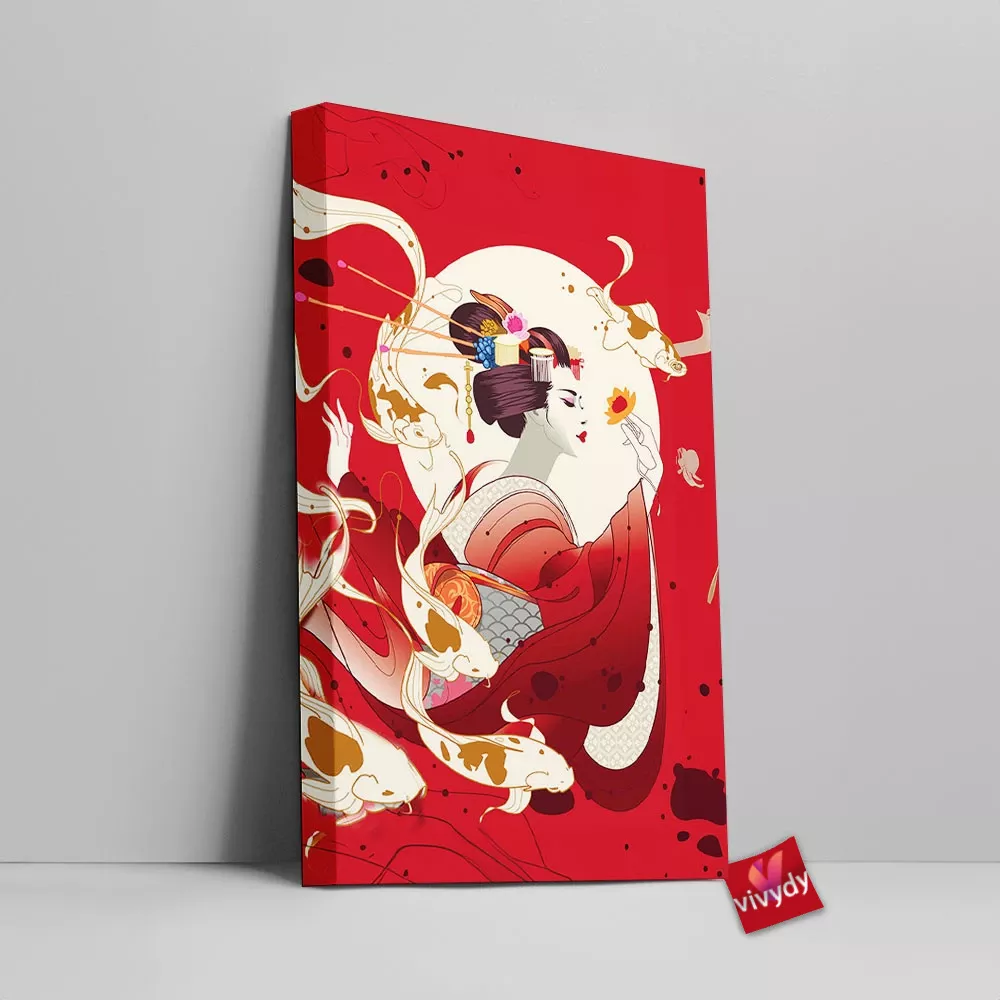 Gueicha Canvas Wall Art