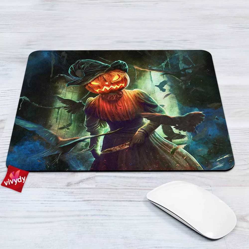 Madame Halloween Mouse Pad