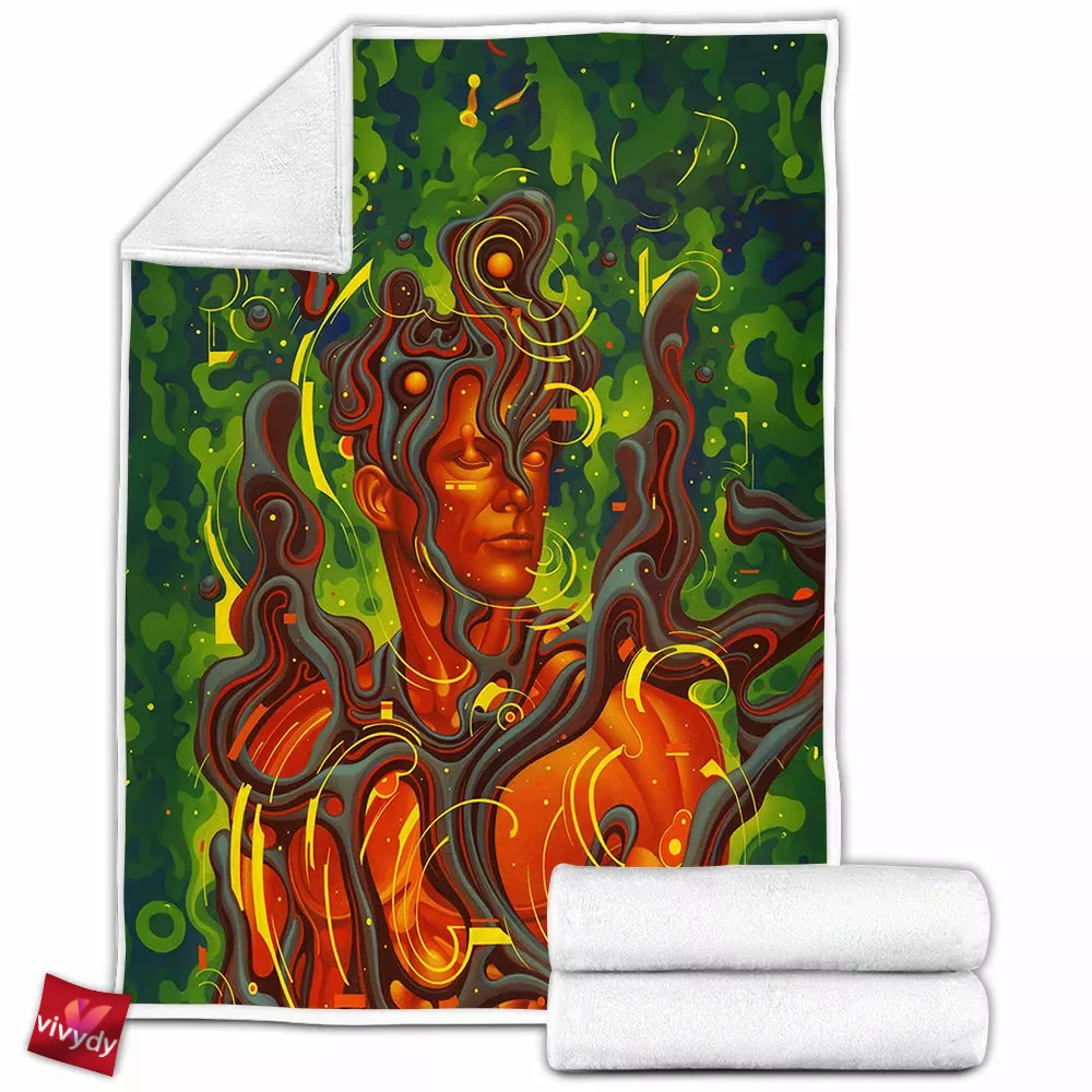 Ego Death Fleece Blanket