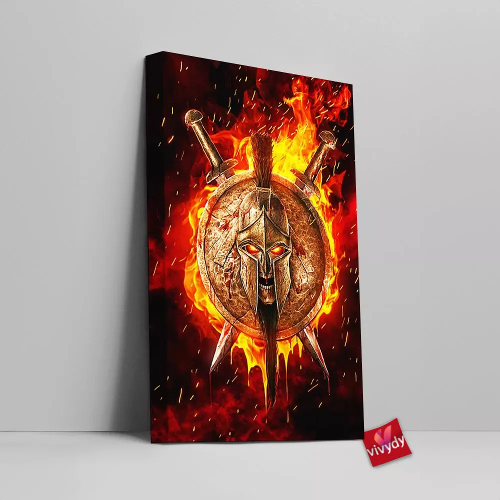 Spartan Canvas Wall Art