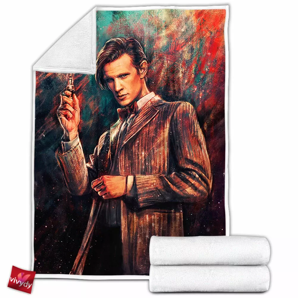 The Eleventh Doctor Fleece Blanket